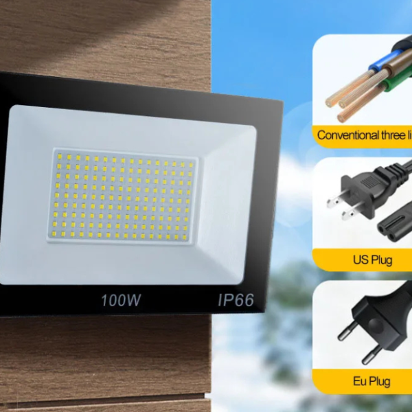 100W LED Flood Light IP66 Waterproof – Outdoor Security Light Ghana