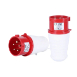 16A 3 Phase Industrial Plug – 5 Pin 400V IP44 Heavy Duty Industrial Power Plug for Factories & Workshops in Ghana