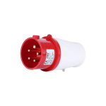 16A 3 Phase Industrial Plug – 5 Pin 400V IP44 Heavy Duty Industrial Power Plug for Factories & Workshops in Ghana