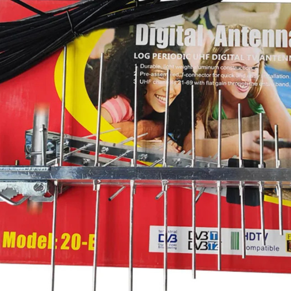20 Element Antenna DVB-TT2 Outdoor & Indoor Digital TV Antenna Ghana