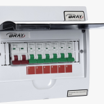 6 Way RCCB Outdoor Distribution Box ABS Weatherproof Main Switch Box Ghana