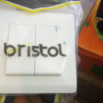 2 Gang 2 WayBristol Switch Ghana | UK Standard Double Light Switch