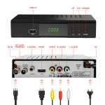 DVB Combo Full HD WiFi Set Top Box – 1080P Digital TV Decoder with WiFi & YouTube in Ghana