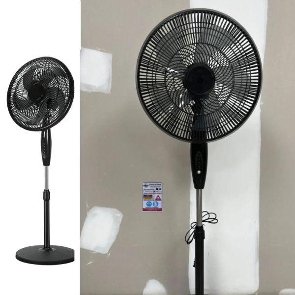 FOCUS 18 Inch Standing Fan – 3-Speed Oscillating Pedestal Fan for Home & Office Use in Ghana