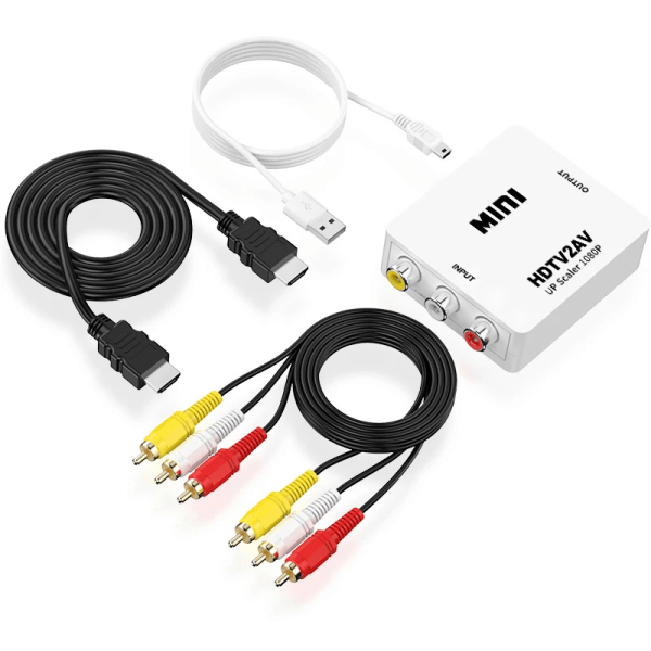 HDMI to RCA Converter – 1080P HDMI to AV Adapter for TVs, Decoders & Gaming Consoles Ghana