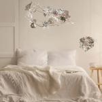 Luxury Flower Shape Crystal Chandelier – Modern LED Crystal Ceiling Light for Homes, Hotels & Villas Ghana
