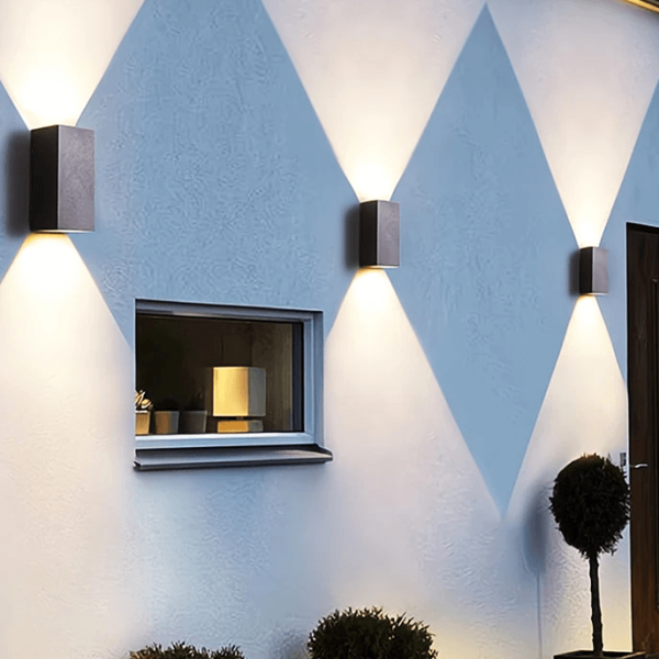 Outdoor LED Wall Light – IP65 Waterproof Aluminum Garden & Security Light for Homes in Ghana