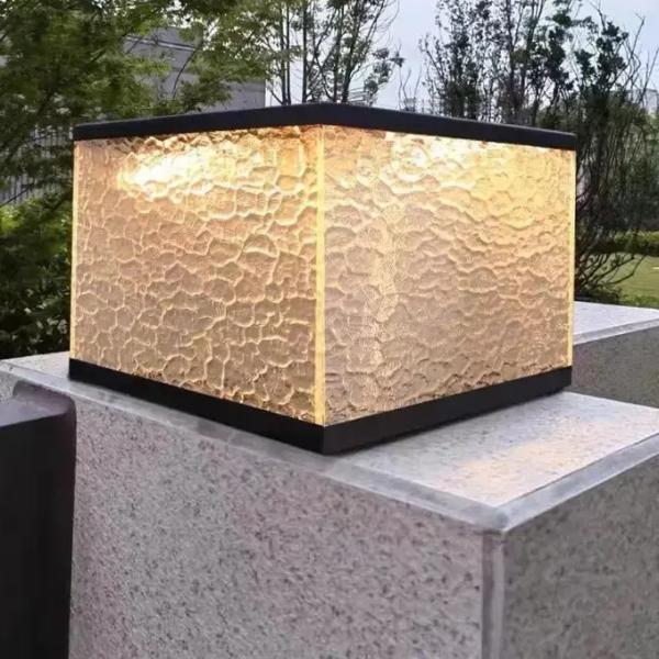 Outdoor Modern Solar LED Gate Pillar Light – Waterproof IP65 for Homes & Offices in Ghana