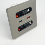 PD20W USB Wall Socket with Type-C & Retractable Cable – Fast Charging Wall Outlet for Homes & Offices in Ghana