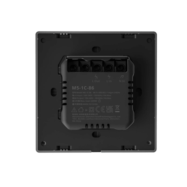 Sonoff 1 Gang Smart Wall Switch – WiFi Smart Light Switch with eWeLink, Alexa & Google Assistant Ghana