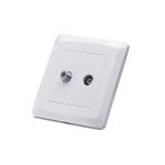 TV Connector Socket Ghana  Wall Mount TV Cable & Satellite Outlet
