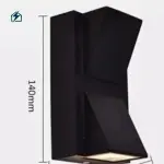 10W Waterproof LED Wall Light Aluminium Indoor Outdoor Wall Lamp Ghana