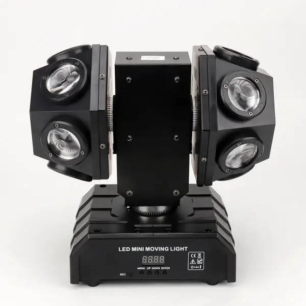 12×12W Double Ball RGB Moving Head Light with Red & Green Laser Effects