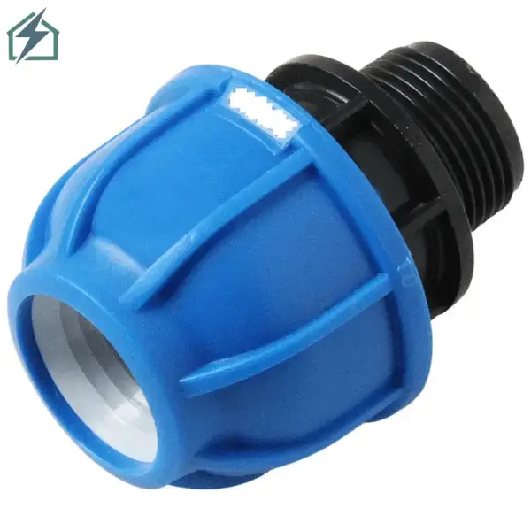 2.5 Inch HDPE Male Thread Adaptor (75mm) – Heavy Duty Compression Pipe Fitting for Water Supply & Irrigation Ghana