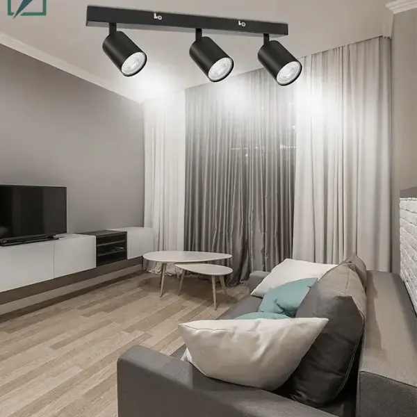 3 Way Ceiling Spot Light Bar – Adjustable Modern GU10 LED Ceiling Spotlight for Homes & Offices Ghana