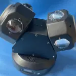 4-in-1 RGB Double Moving Head Light with Laser Effect for Stage & Disco Lighting