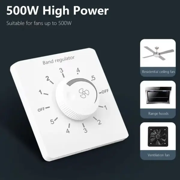 5 Level Ceiling Fan Speed Controller Wall Switch Ghana