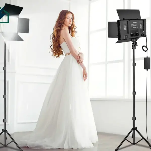 50W LED Video Light Ghana – Portable Bi-Color Studio Light for Content Creators