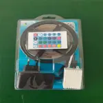 5M RGB Flexible LED Strip Light, 24-Key Remote & 12V 2A Power Adapter