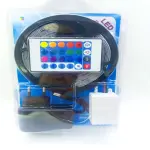 5M RGB Flexible LED Strip Light, 24-Key Remote & 12V 2A Power Adapter