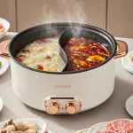 6L Dual-Flavor Electric Hot Pot Ghana – Independent Temperature Control Cooker