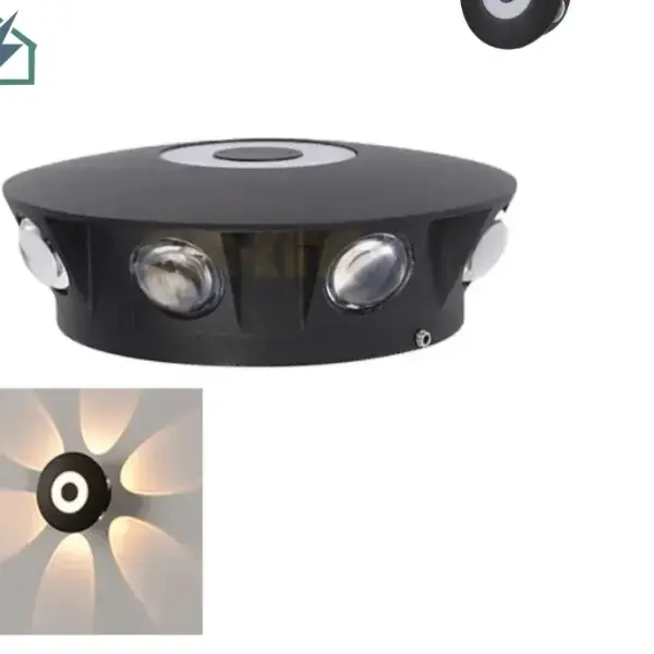 6W Modern LED Wall Light – Waterproof Up & Down Outdoor Wall Lamp for Homes, Hotels & Compounds Ghana