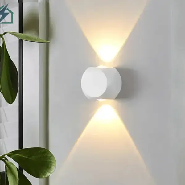 6W Outdoor Wall Light – Waterproof Up & Down LED Wall Lamp for Gates, Compounds & Exterior Walls Ghana