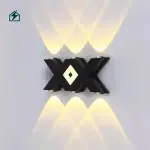 7W LED Letter X Wall Light – IP65 Waterproof Outdoor Decorative Wall Lamp for Homes & Gardens in Ghana