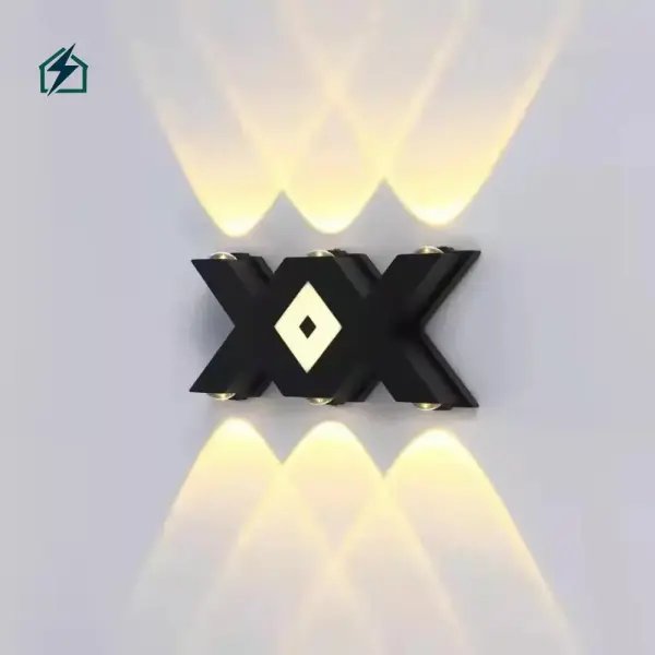 7W LED Letter X Wall Light – IP65 Waterproof Outdoor Decorative Wall Lamp for Homes & Gardens in Ghana