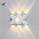 7W LED Letter X Wall Light – IP65 Waterproof Outdoor Decorative Wall Lamp for Homes & Gardens in Ghana