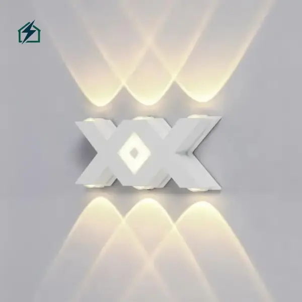 7W LED Letter X Wall Light – IP65 Waterproof Outdoor Decorative Wall Lamp for Homes & Gardens in Ghana