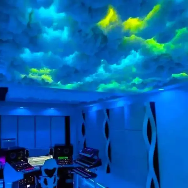 APP Control Thunder Cloud RGB Ceiling Light – 5 Meter Smart LED Gaming Room Light Ghana