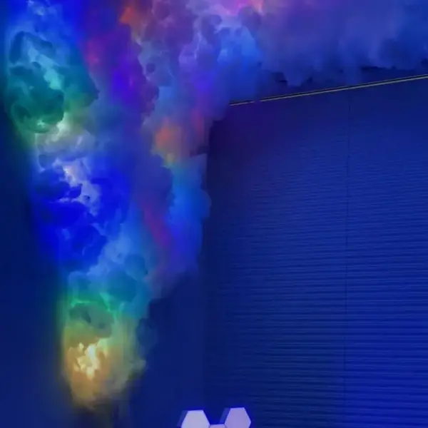 APP Control Thunder Cloud RGB Ceiling Light – 5 Meter Smart LED Gaming Room Light Ghana