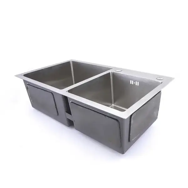 Black Double Bowl Kitchen Sink – Premium Stainless Steel Kitchen Sink Ghana