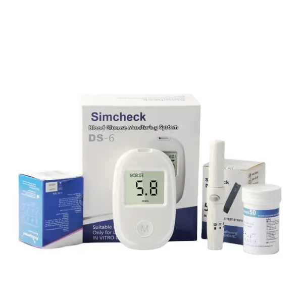Blood Glucose Meter – Digital Blood Sugar Testing Kit with LCD Display & Test Strips
