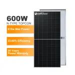 Bluesun 600W N-Type TOPCon Monocrystalline Solar Panel