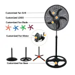 Bray 18-Inch Industrial Standing Fan – Strong Wind Floor Fan Ghana