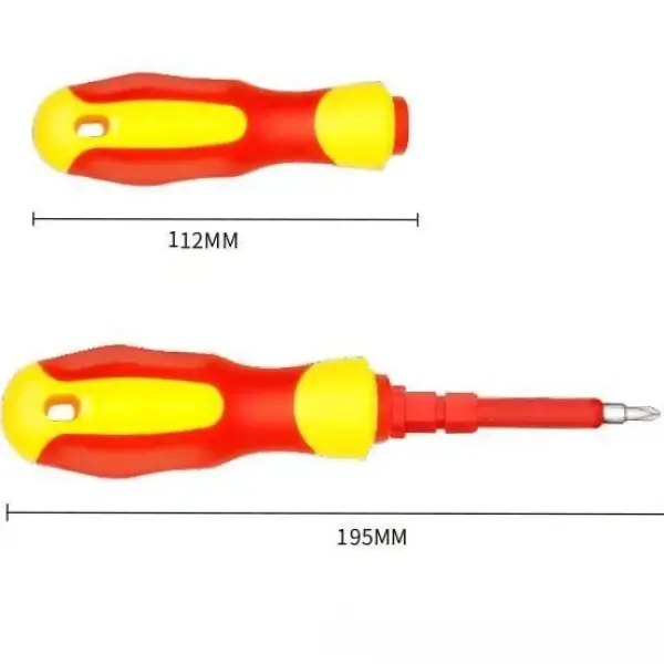 Double-Head Dual-Pen 14-in-1 Insulated Screwdriver Set – Electrical Repair & Maintenance Tool Kit