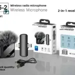 F15-2 Wireless Dual Lavalier Microphone for TikTok, YouTube & Vlogging Ghana