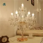 Golden Luster Crystal Wall Lamp Model 355 – Luxury Crystal Wall Light for Homes & Hotels in Ghana