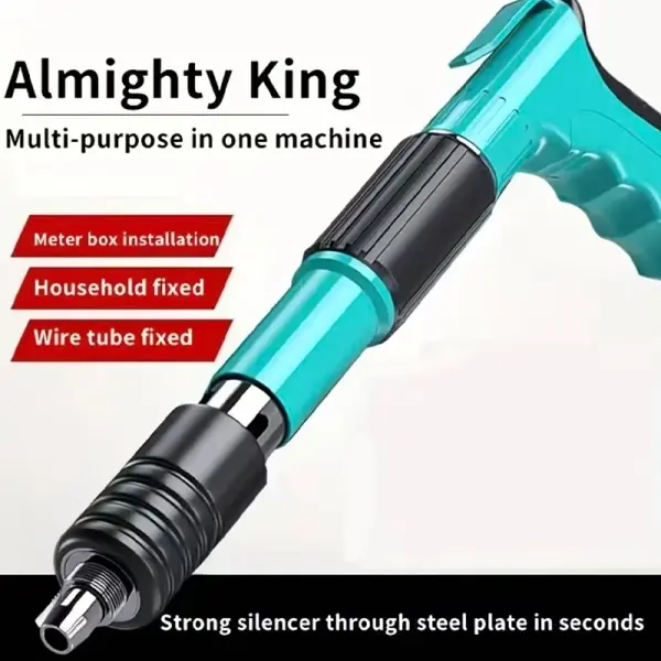 Heavy Duty Manual Nail Gun – Concrete, Wood & Metal Fastening Tool with Storage Case in Ghana