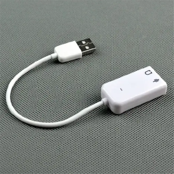 HT-03S External USB 7.1 Channel Sound Card – USB Audio Adapter for PC & Laptop Ghana