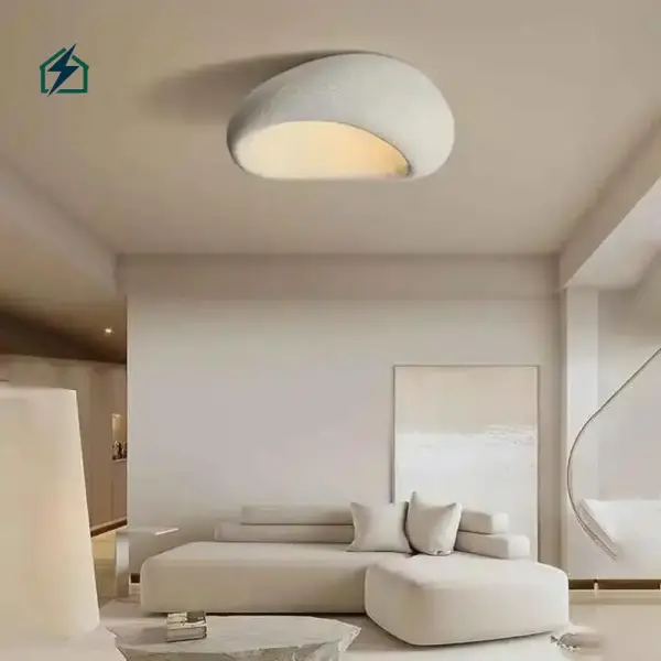 Japanese Style Wabi Sabi Chandelier Lamp Ghana | Modern Luxury LED Pendant Light with Remote Control