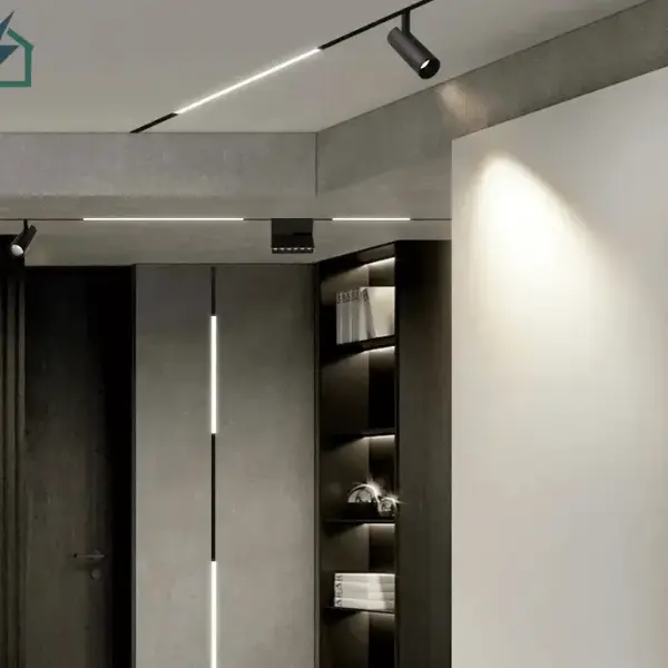 LED Track Bar Spotlight – Adjustable COB Ceiling Track Light for Shops, Showrooms & Modern Interiors