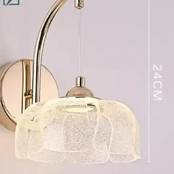 Luxury French Style Bedside Wall Lamp – Modern LED Wall Light for Bedroom, Living Room & Corridor Ghana