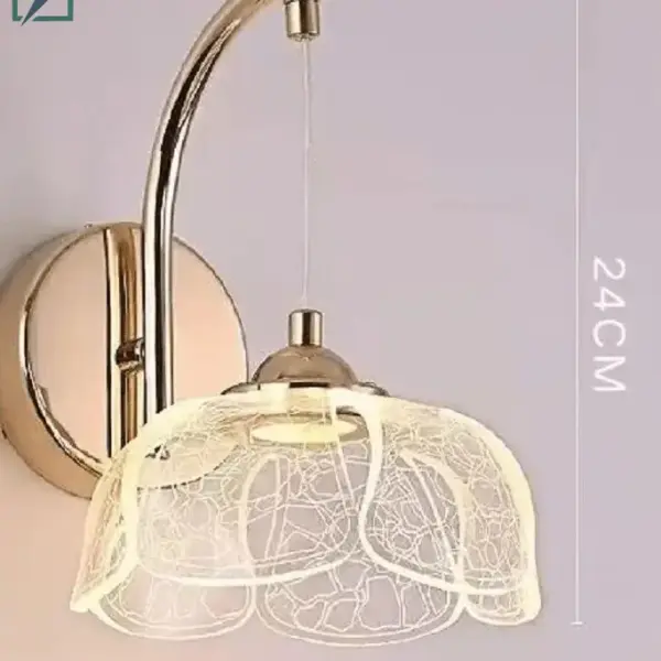 Luxury French Style Bedside Wall Lamp – Modern LED Wall Light for Bedroom, Living Room & Corridor Ghana