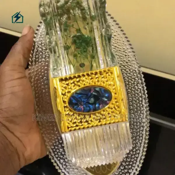 Modern LED Acrylic Wall Light (B5171-1W) Gold Decorative Wall Lamp for Homes & Hotels in Ghana