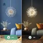 Modern Dandelion Firework Crystal Chandelier – Luxury LED Ceiling Light for Homes, Hotels & Villas in Ghana