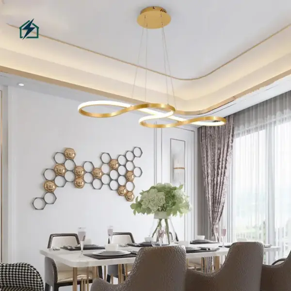 Music Note LED Pendant Light PX22 – Modern Hanging Ceiling Light for Homes, Offices & Studios in Ghana