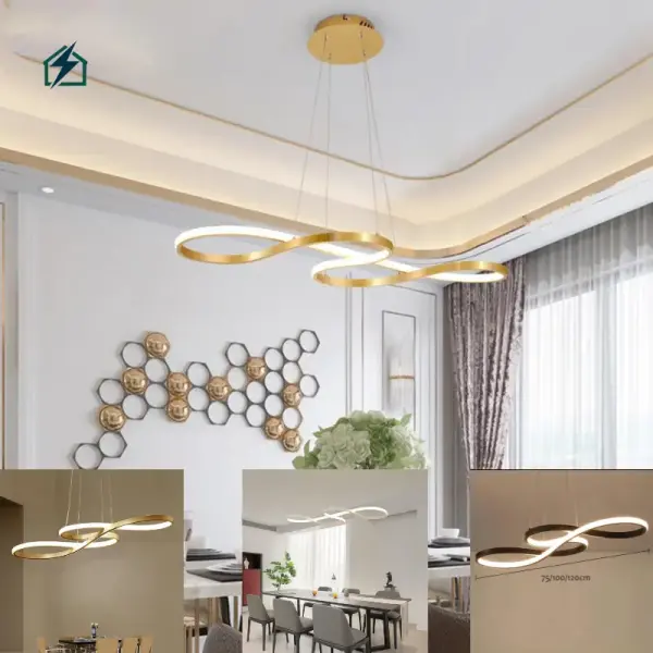 Music Note LED Pendant Light PX22 – Modern Hanging Ceiling Light for Homes, Offices & Studios in Ghana